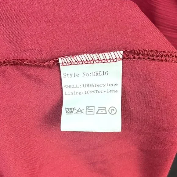 Byinns Open Tie Back Square Neck Lantern LS Elastic Waist Mini Dress SZ XXL:NWT - Picture 15 of 16